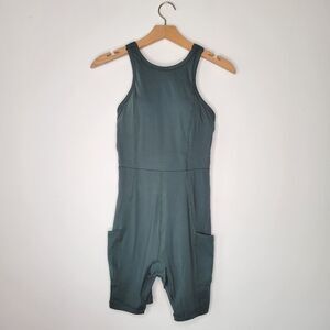 Wondery Outdoors Mojave Trail Romper Women's Sleeveless Forest Green NWT S